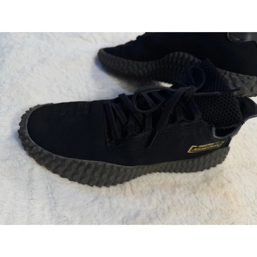 Adidas‎ Kamanda Core Black Suede Mens Casual Lifestyle Shoes Sneakers size 9.5